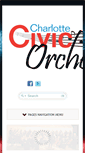 Mobile Screenshot of charlottecivicorchestra.org